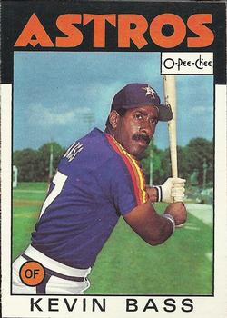 1986 O-Pee-Chee Baseball Cards 052      Kevin Bass